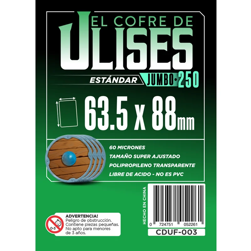Folios El cofre de Ulises (63.5X88MM) Estandar jumbo pack (250)